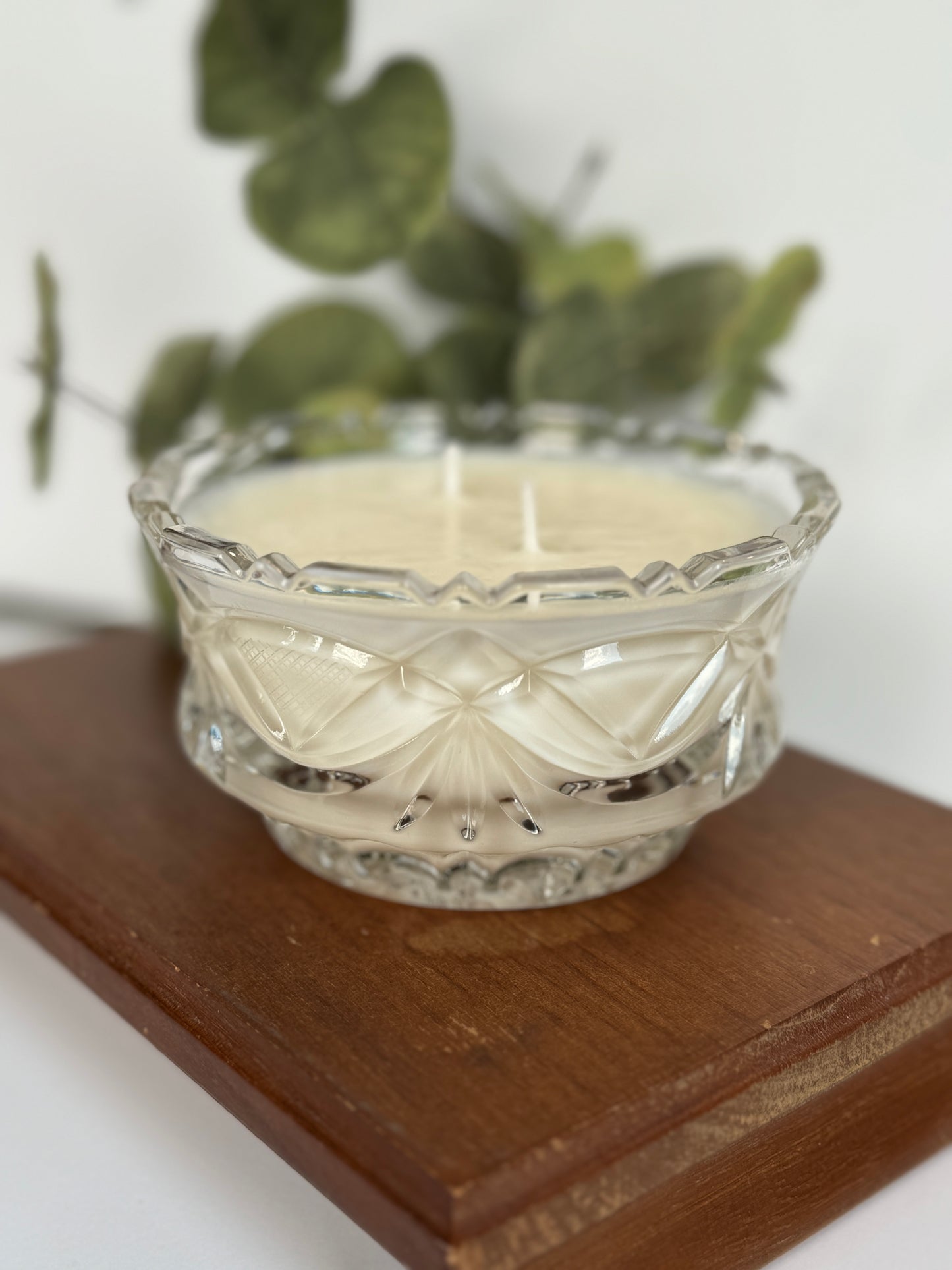 Vintage Dish Candle